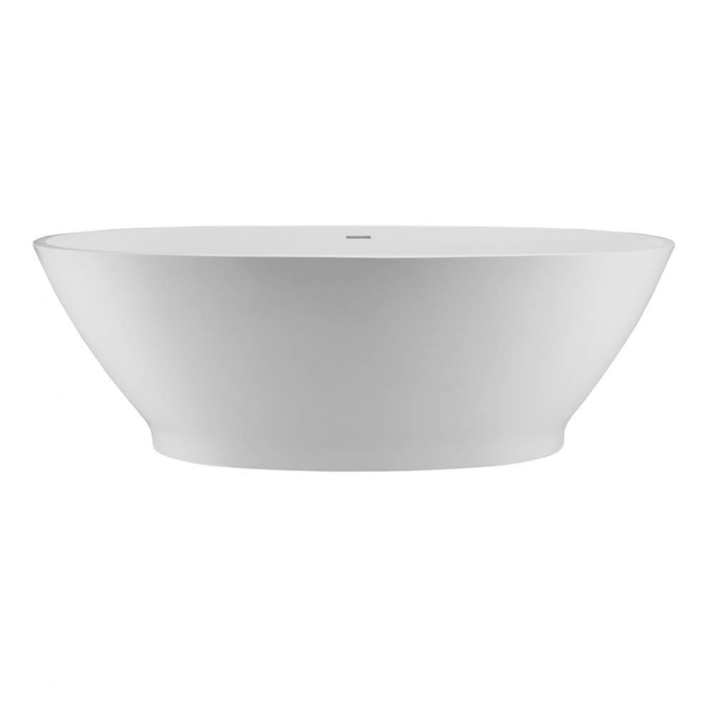 Alissa Sculpturestone Freestanding/Undermount Air Bath - Matte White (71.5X37)