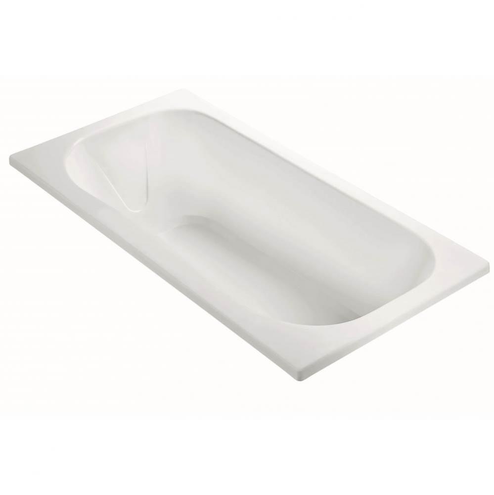 Georgian 3 Dolomatte Drop In Air Bath Elite/Whirlpool - White (71.5X35.5)