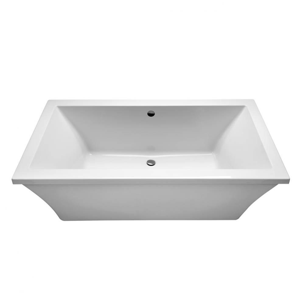 Andrea 24 Acrylic Cxl Freestanding Air Bath- Biscuit (66X36)