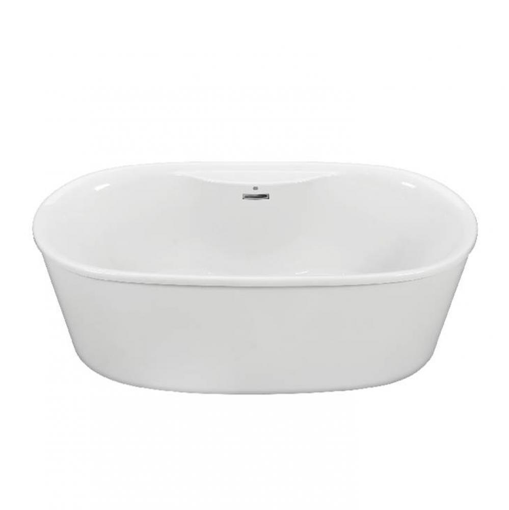 Adel 4 Acrylic Cxl Freestanding Faucet Deck  Air Bath Elite - White (66X31)