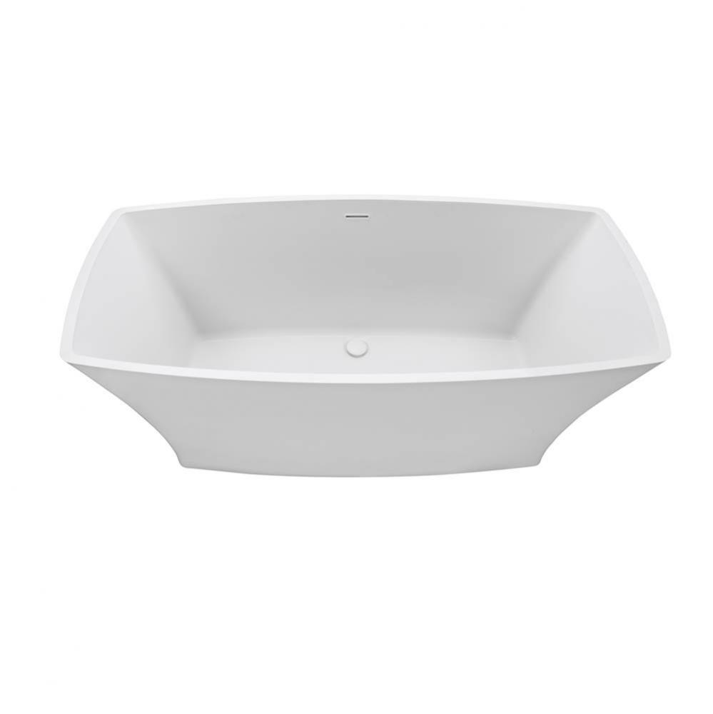 Marcel Mineral Composite Air Bath - Gloss White (65.5X31)