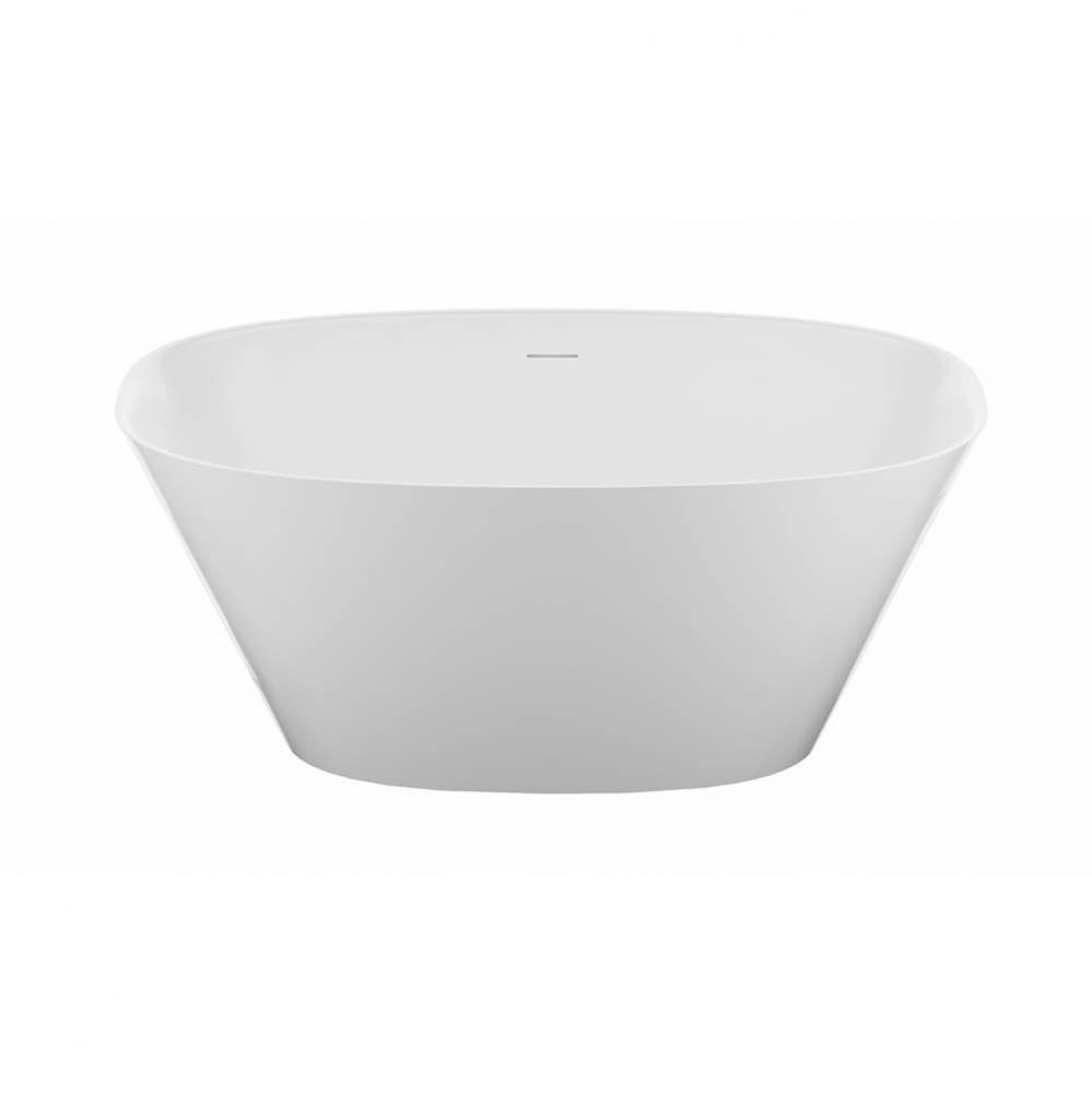 Islita Mineral Composite Air Bath - Gloss White (66.75X32.75)