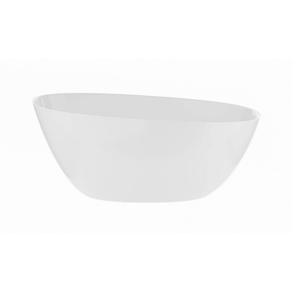 Walker Mineral Composite Air Bath - Gloss White (61.75X26.75)