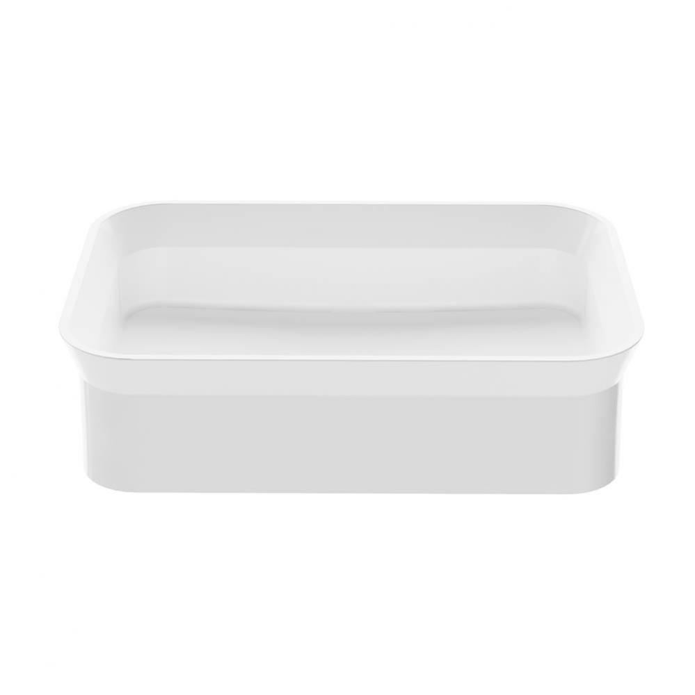 James Mineral Composite Vessel Sink - Matte White (23.5X15.75)