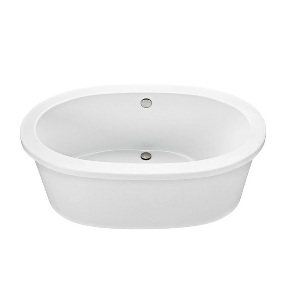 60X35 White Freestanding Air Bath Adena 7