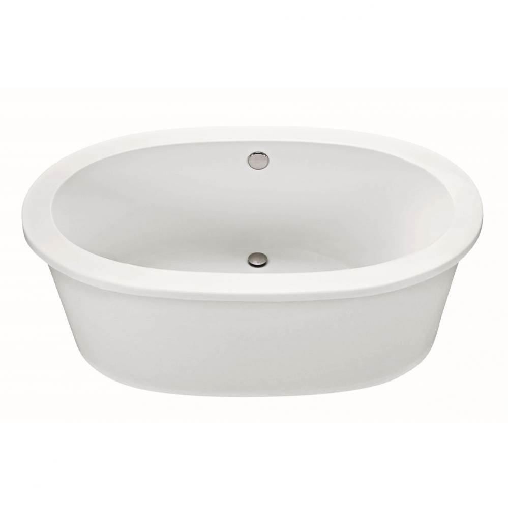 Adena 7 Dolomatte Freestanding Air Bath - White (59.5X35.25)