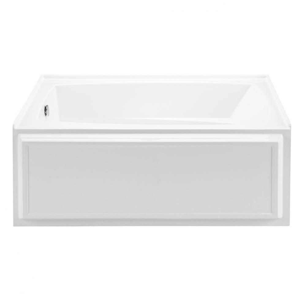 Wyndham 5 Acrylic Cxl Alcove Integral Skirted Rh Air Bath/Stream - Biscuit (59.75X32)