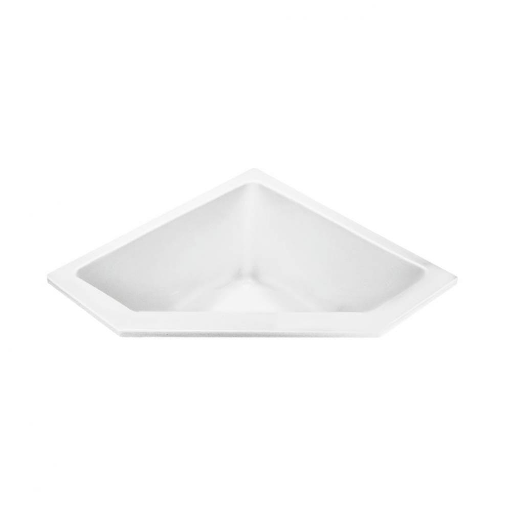 Deborah 2 Acrylic Cxl Drop In Corner Air Bath Elite/Microbubbles - White (42.25X42.25)