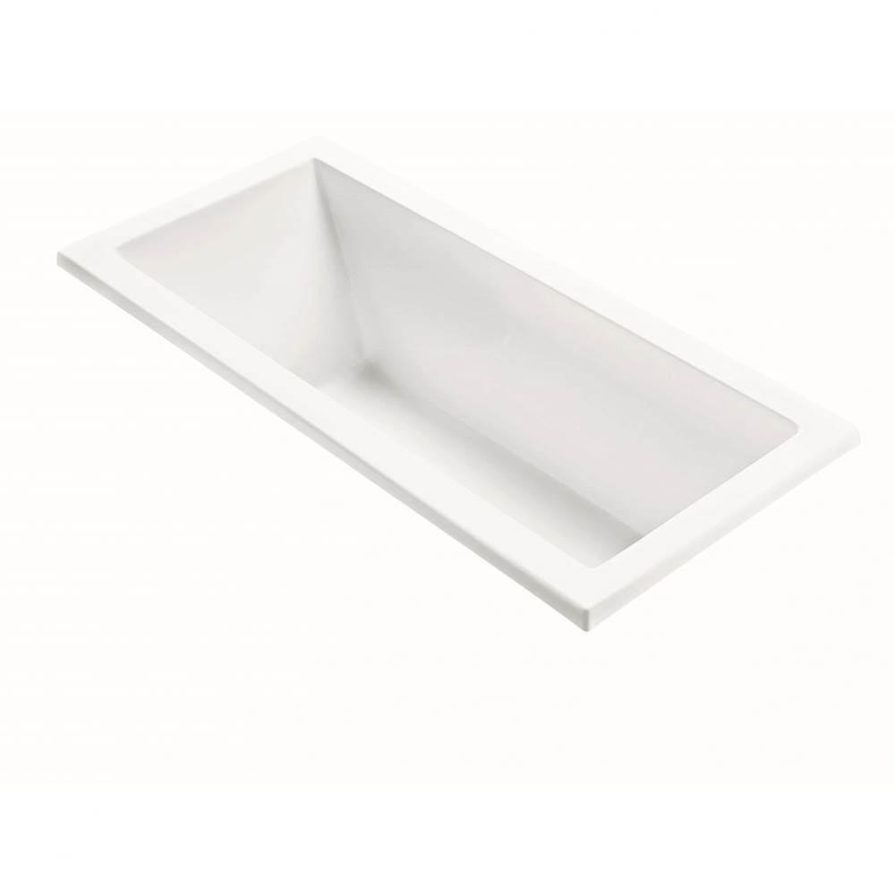 Andrea 1 Dolomatte Undermount Air Bath/Microbubbles - White (71.625X31.625)