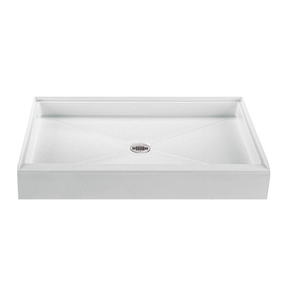 48X36 BASICS SHOWER BASE WHITE CENTER DRAIN