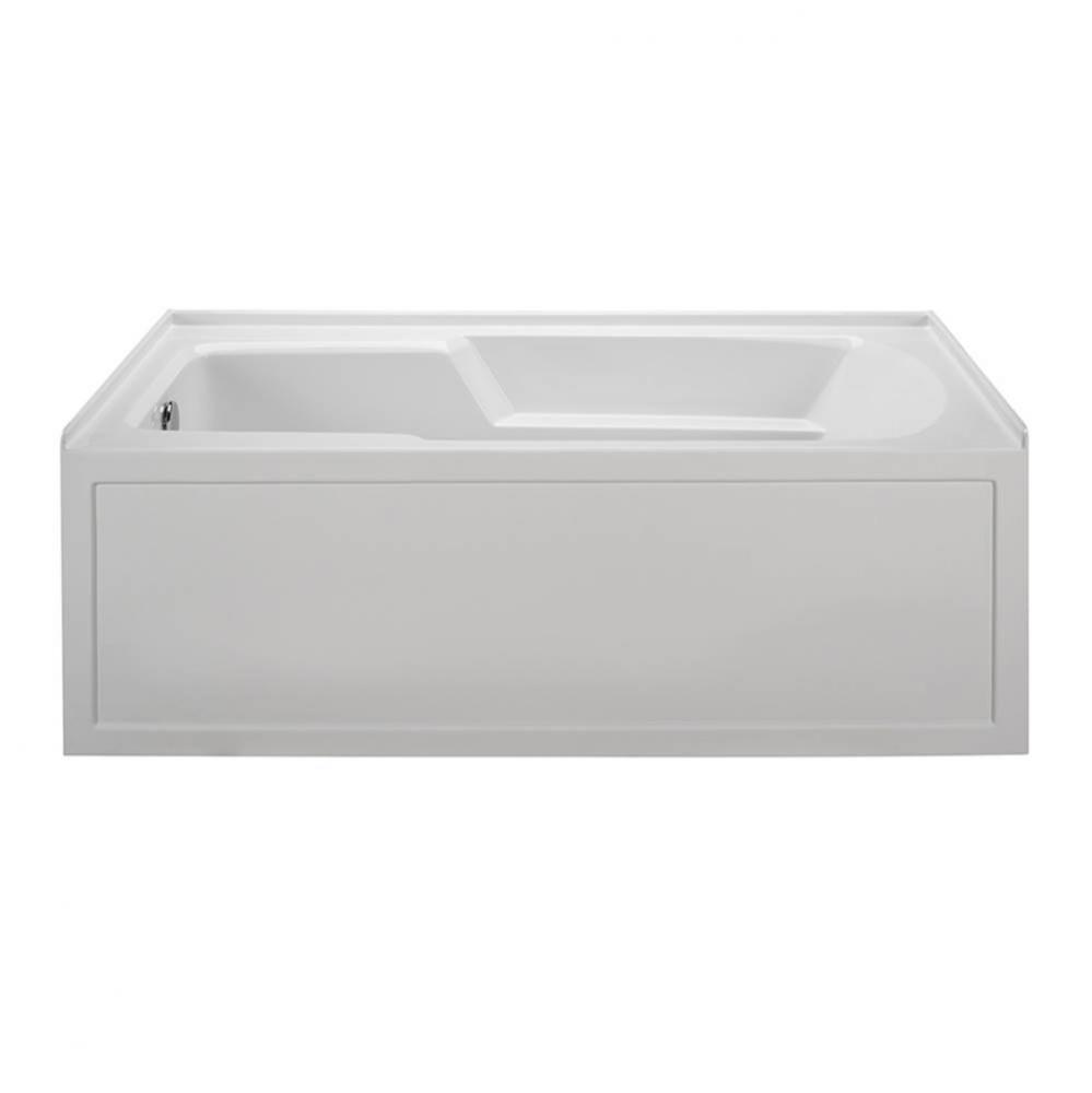 60X30 WHITE RIGHT HAND DRAIN INTEGRAL SKIRTED WHIRLPOOL W/ INTEGRAL TILE FLANGE-BASI