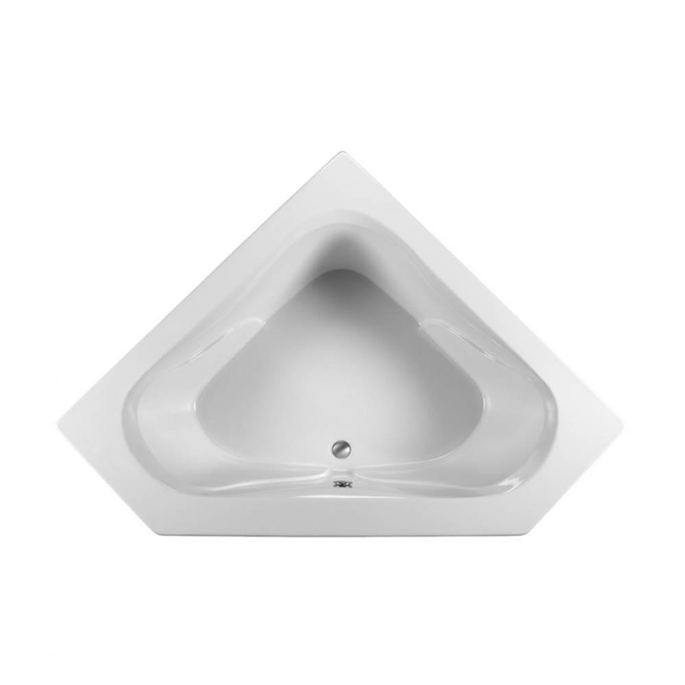 60X60 White Corner Air Bath-Basics