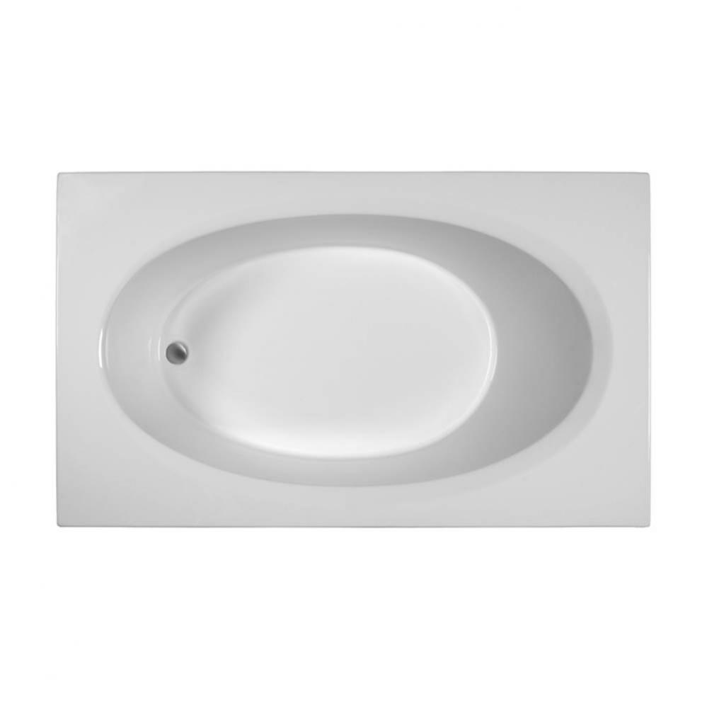 71X42 White End Drain Air Bath-Basics