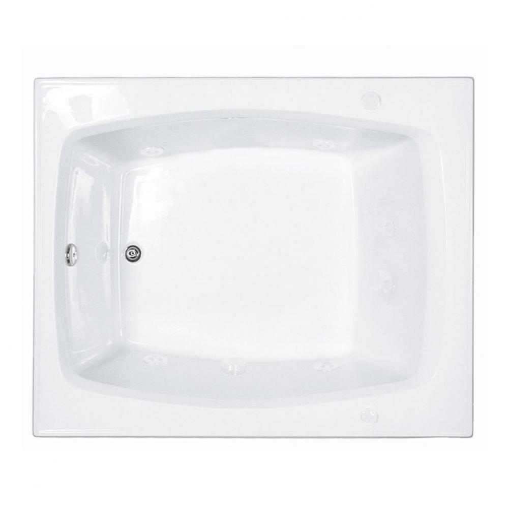 60X48 BISCUIT WHIRLPOOL BATH-BASICS