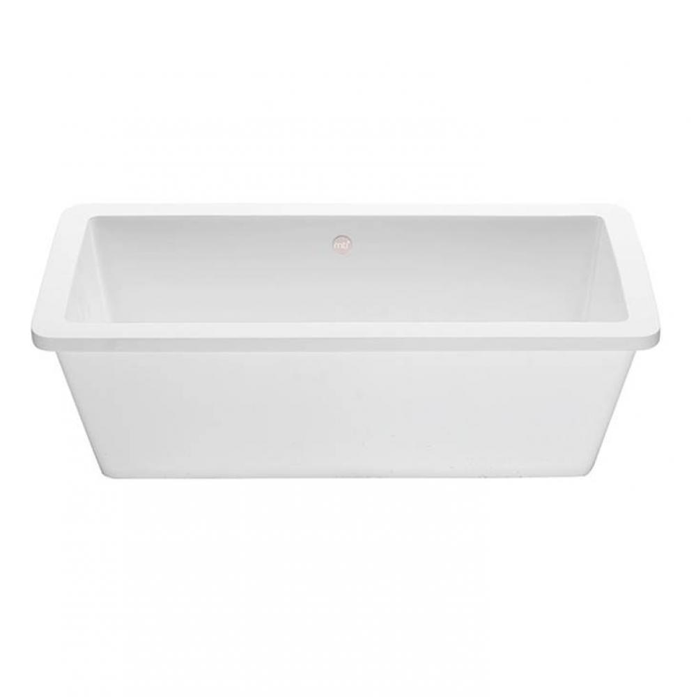 PETRA 14 SCULPTURESTONE UNDERMOUNT - MATTE WHITE (18.5X9.25)