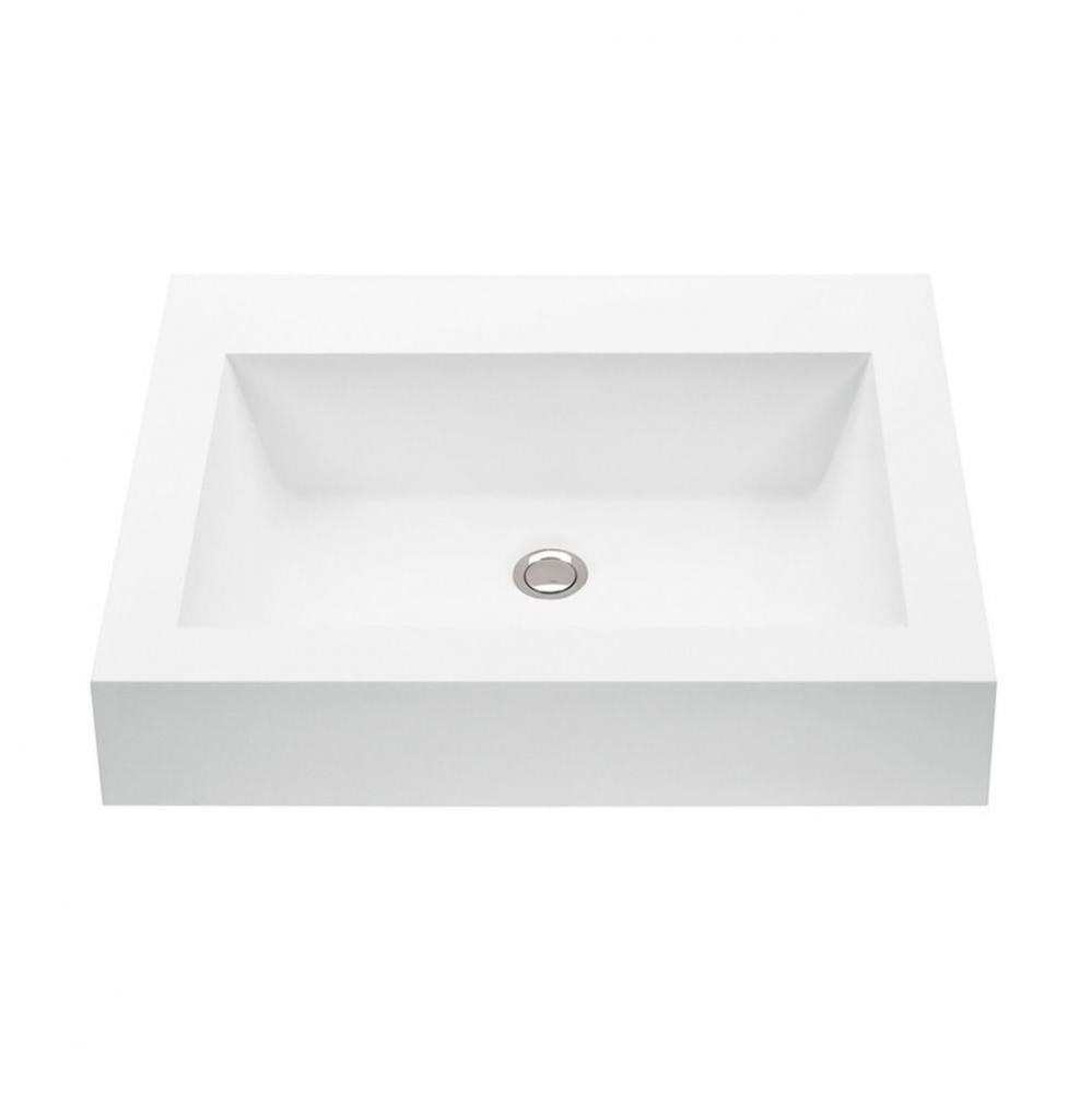 22X17 GLOSS WHITE  ESS SINK METRO