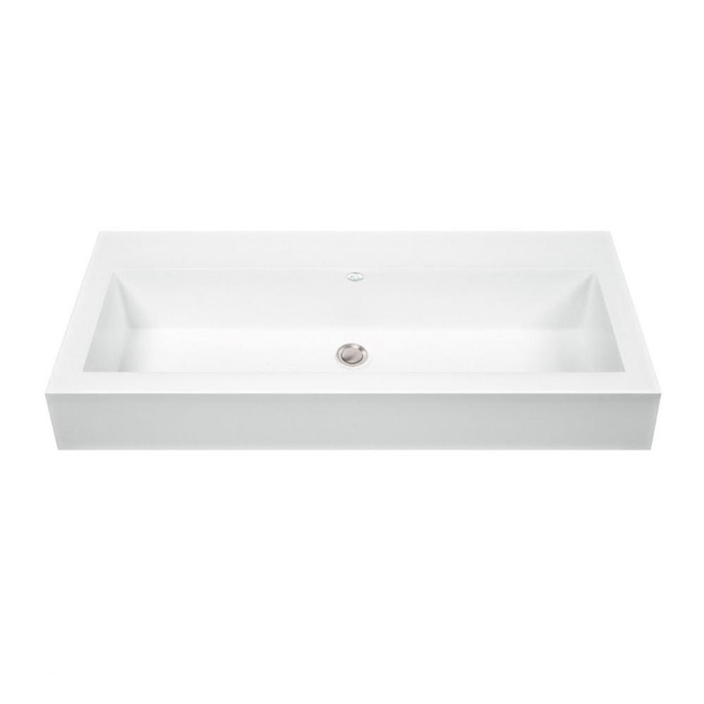 37X18 GLOSS WHITE ESS SINK-METRO DOUBLE