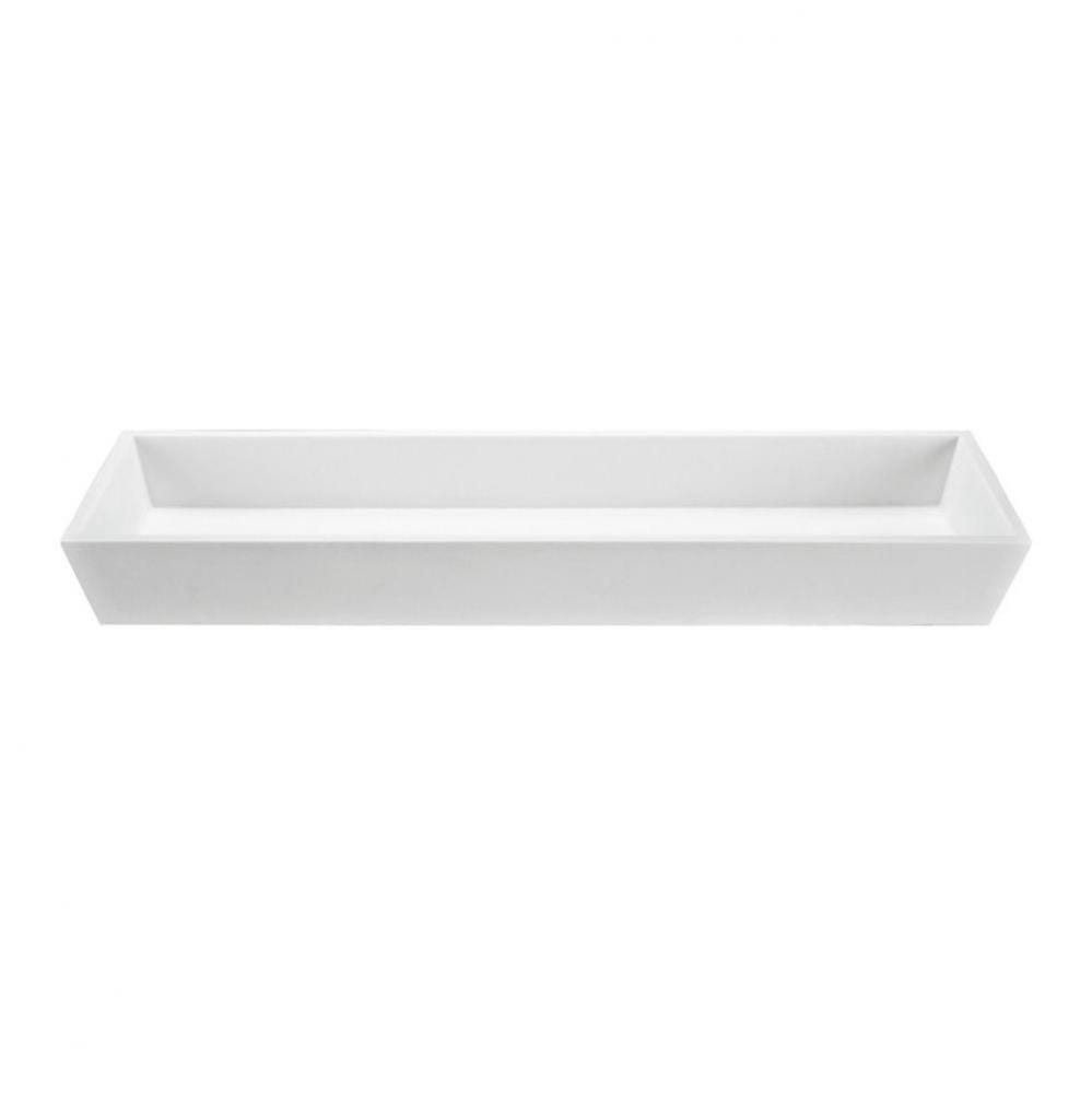 48X14 GLOSS WHITE ESS SINK-PETRA DOUBLE