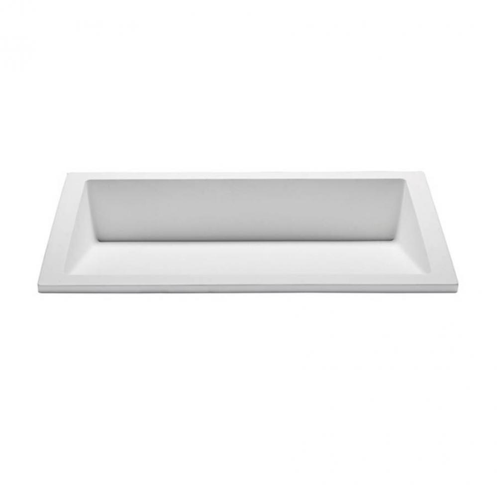 INCLINE 2 SCULPTURESTONE UNDERMOUNT - MATTE WHITE (20.375X14.375)