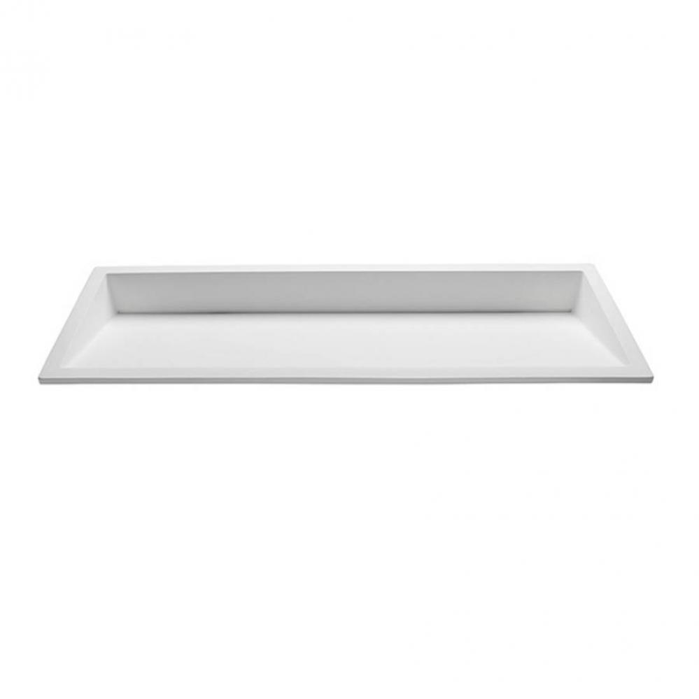 Incline 3 Sculpturestone Undermount - Gloss White (41.375X14.375)