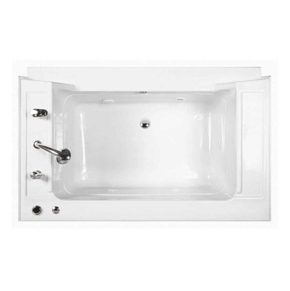 JENTLE PET W/WHIRLPOOL AND CUSTOMER SUPPLIED HARDWARE WHITE