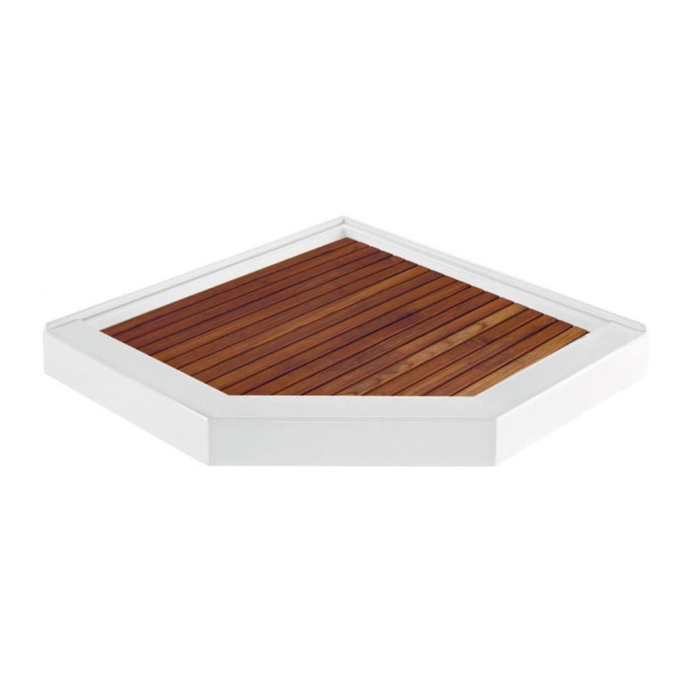 TEAK SHOWER TRAY FOR MTSB-42 NEO ANGLE