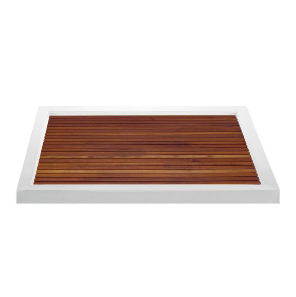 TEAK SHOWER TRAY FOR MTSB-6042 MULTIPLE THRESHOLD