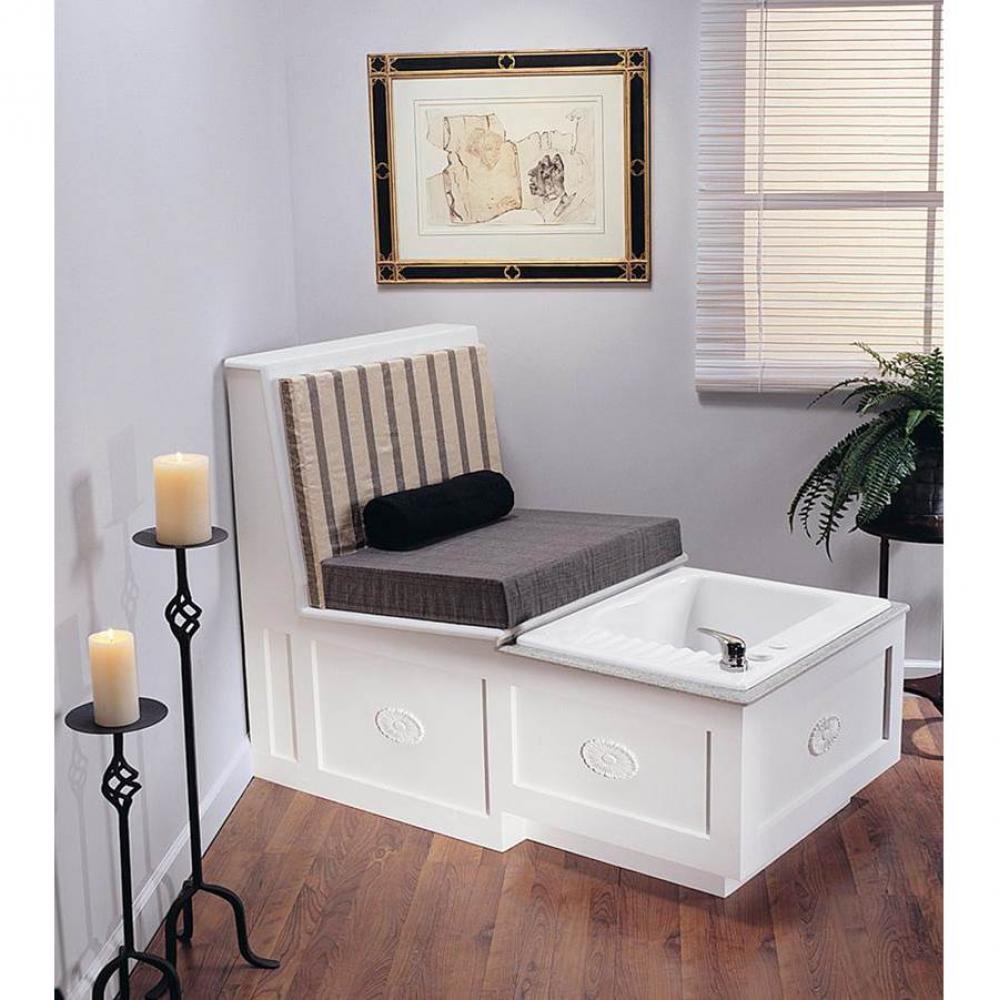 Bone Jentle Ped-Pedicure Sink W/Cleaning System