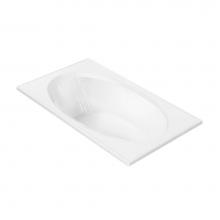 MTI Baths AW10-BI - 72X42 BISCUIT STANDARD WHIRLPOOL/AIR BATH COMBO Seville 2