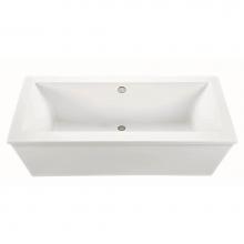 MTI Baths AE100DM-WH - Andrea 10 Dolomatte Freestanding Air Bath Elite - White (71.625X36)