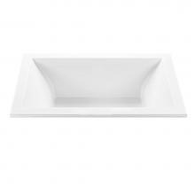 MTI Baths AW103-WH-UM - Andrea 13 Acrylic Cxl Undermount Air Bath/ Whirlpool - White (65.75X41.875)