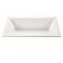 MTI Baths S106DM-WH-DI - Andrea 16 Dolomatte Drop In Soaker - White (71.5X41.625)