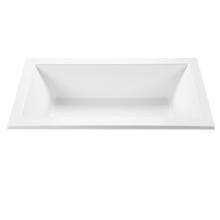 MTI Baths P106-WH-UM - Andrea 16 Acrylic Cxl Undermount Whirlpool - White (71.5X41.625)