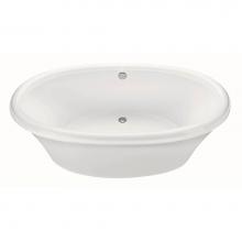 MTI Baths AE118DM-WH - Victoria 4 Dolomatte Freestanding  Air Bath Elite - White (71.25X40.75)