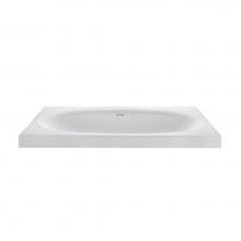 MTI Baths AST131AGL-WH - Akana Sculpturestone  Drop In Air Bath - Gloss White (65.5X38)