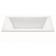 MTI Baths AE135DM-WH-UM - Madelyn 2 Dolomatte Undermount Air Bath Elite - White (65.625X36)