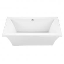 MTI Baths AE136A-WH - Madelyn 3 Acrylic Cxl Freestanding Air Bath Elite - White (65.5X35.625)