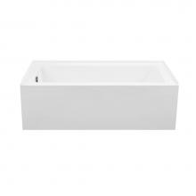 MTI Baths AW152-BI-RH - Cameron 2 Acrylic Cxl Integral Skirted Rh Drain Air Bath/Whirlpool - Biscuit (60X30)