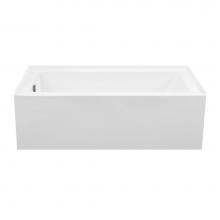 MTI Baths P153U-AL-LH - 66X32 AL INTEGRAL SKT ULTRA WP LEFT HAND DRAIN-CAMERON 3