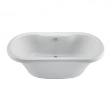 MTI Baths AST191A-WH - Melinda 8 Acrylic Cxl Freestanding Faucet Deck Air Bath - White (66.5X35.5)