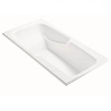 MTI Baths AE19DM-WH - Wyndham 4 Dolomatte Drop In Air Bath Elite - White (70.75X35.75)