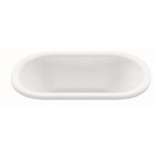 MTI Baths S207DM-WH - Laney 1 Dolomatte Drop In Soaker - White (65X33.75)