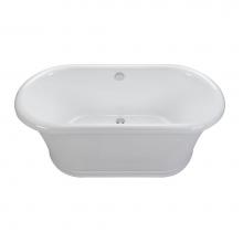 MTI Baths AST208WH - 66X34X24 White Freestanding Standard Air Bath Laney 2