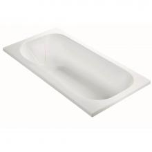 MTI Baths AEM20DM-WH - Georgian 3 Dolomatte Drop In Air Bath Elite/Microbubbles - White (71.5X35.5)