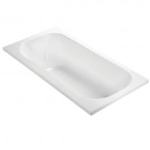 MTI Baths P20-WH - Georgian 3 Acrylic Cxl Drop In Whirlpool - White (71.5X35.5)