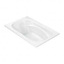 MTI Baths P21-AL - 72X48 ALMOND WHIRLPOOL HARTWELL