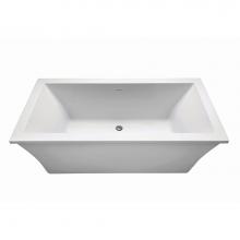 MTI Baths S210DM-WH - Andrea 24 Dolomatte Freestanding Soaker - White (66X36)