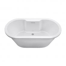 MTI Baths AST225-WH - New Yorker 10 Acrylic Cxl Freestanding Faucet Deck Air Bath - White (71.75X35.5)