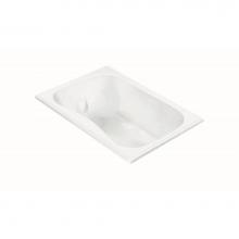 MTI Baths AST24DM-WH - Georgian 2 Dolomatte Drop In Air Bath - White (59.5X41.5)