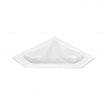 MTI Baths AEM26-WH - CAYMAN 1 ACRYLIC CXL DROP IN CORNER AIR BATH ELITE/MICROBUBBLES - WHITE (59.25X59.25)